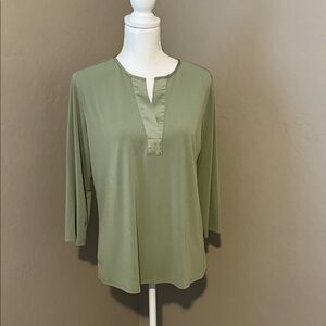 Banana Republic Sage Green Blouse